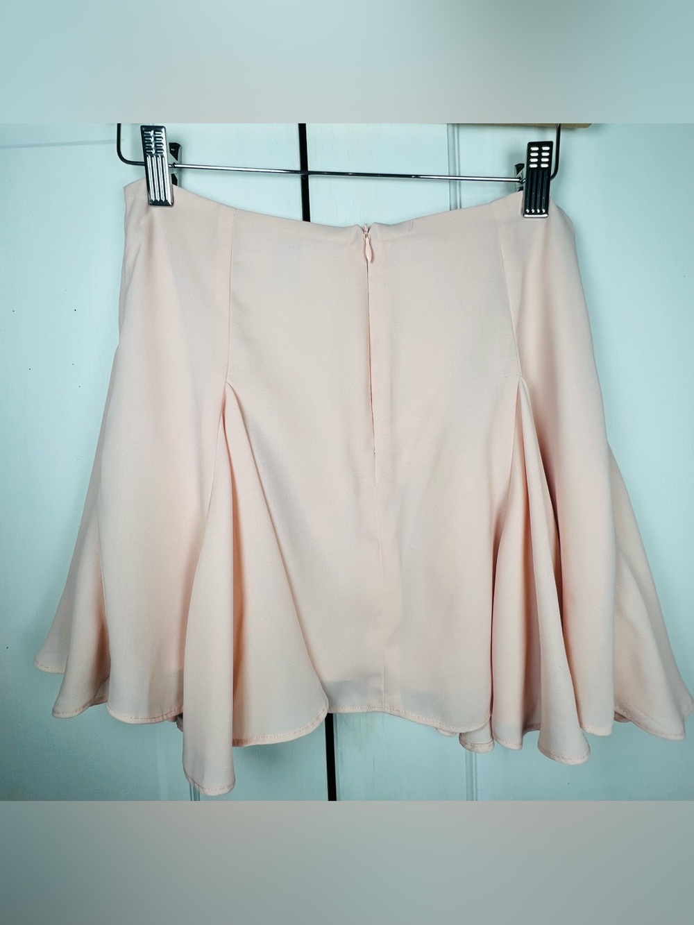 Princess Polly Godet Mini Flowy Skirt Pink Lined Pristine Sz 2 - Picture 5 of 6